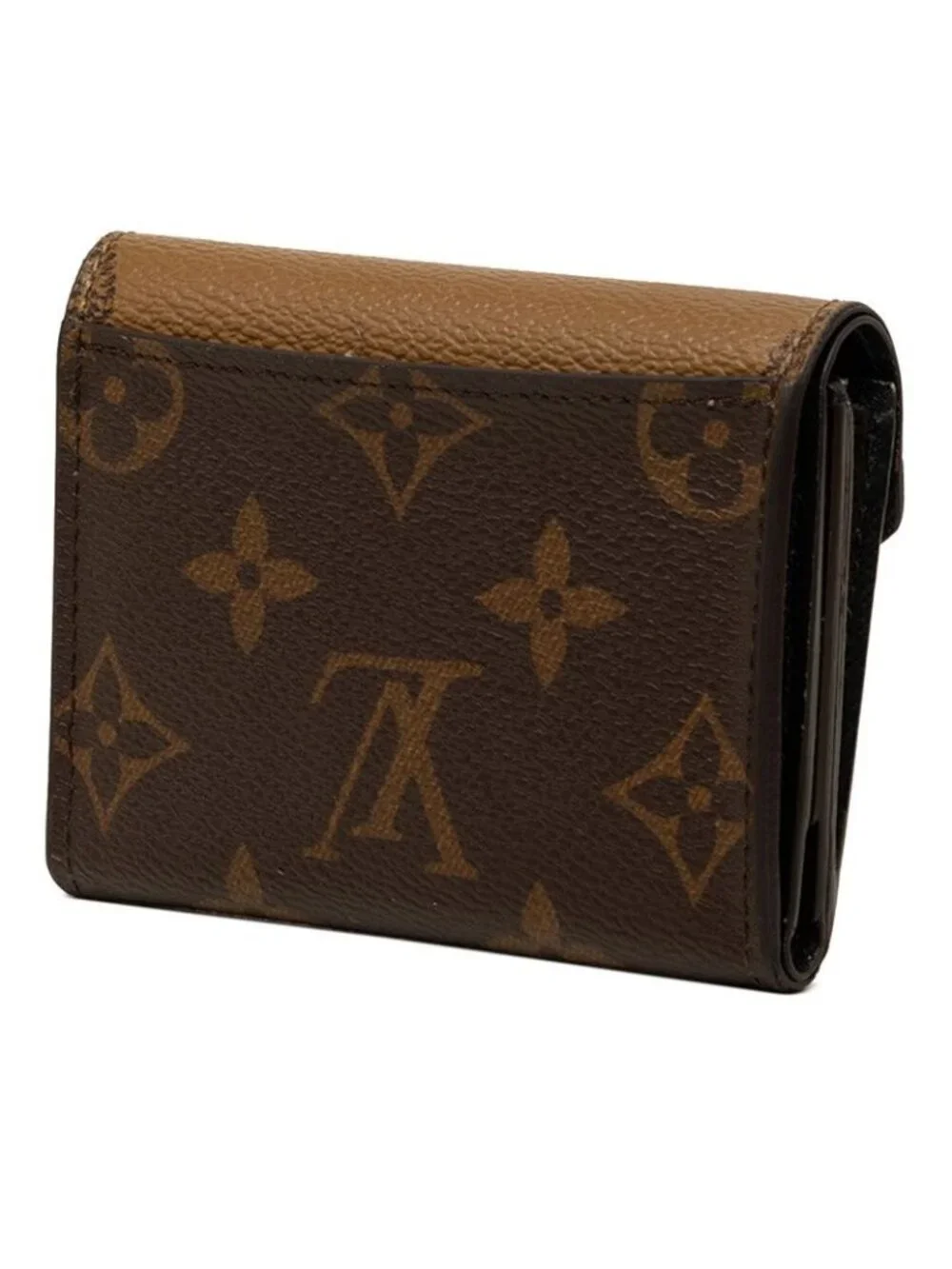 Louis Vuitton Monogram Giant Reverse Portefeuille Zoe Trifold Wallet Compact